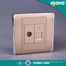 Igoto BS Standard Electric TV+Telephone Wall Socket